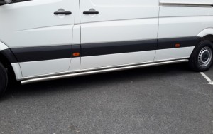 Cobra Sidebar displayed on Mercedes Sprinter